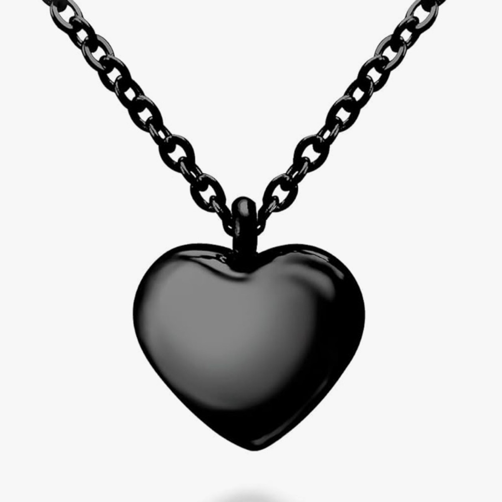 Cremation Ashes Memorisl Heart urn necklace